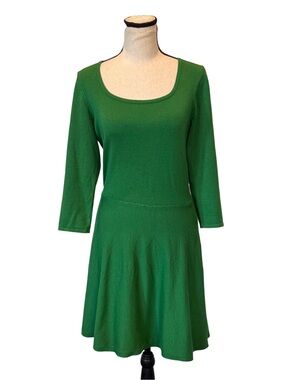 Copper Key Green Fit and Flare Dress